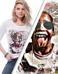 Einstein collection Urbanik art Street art t-shirt