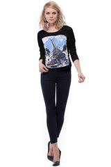 eiffel long black sleeves