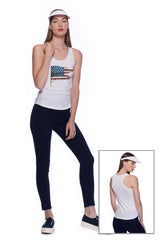 Deep round neck original women t-shirt with print in Street Art style. You will enjoy wearing it in summer. The color of tee shirt is white, fabric - Single Jersey 100% Organic ring-spun Combed Cotton 120 GSM. Medium Fit. Brand Urbanik Art. Manufactured in France.